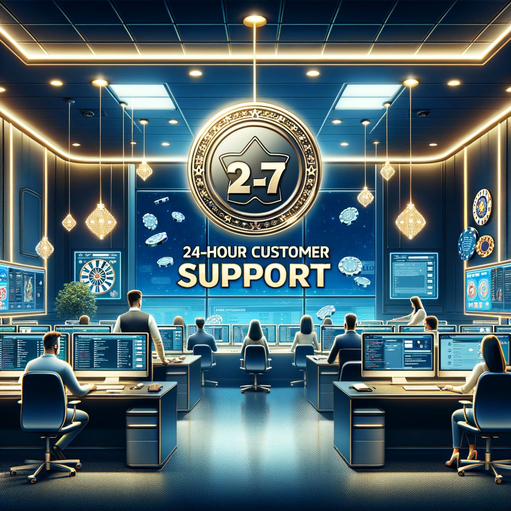 Круглосуточная поддержка пользователей на сайте Playfortuna